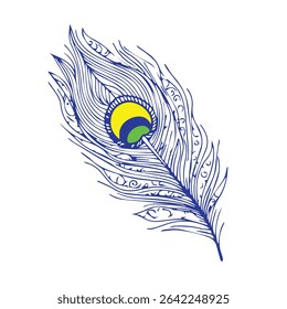 as penas de pavão são de cor azul brilhante, muito macias e bonitas.
