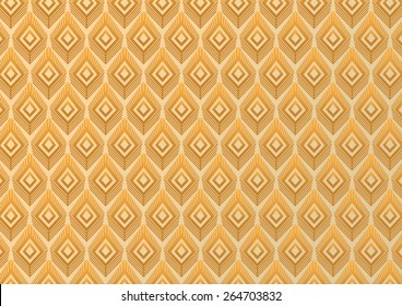 Peacock feathers modern pattern vector background