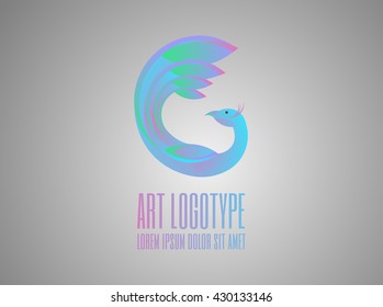 Peacock icon vector illustration for web