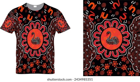 Peacock Jersey sublimation design vector. Vector Illustration 