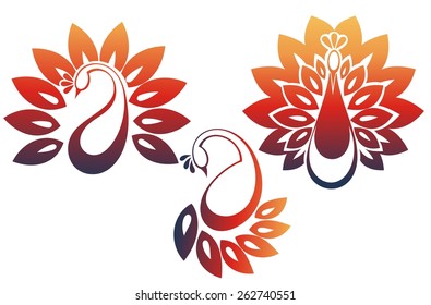 Peacock label 