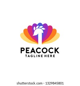 Peacock Logo Design Template