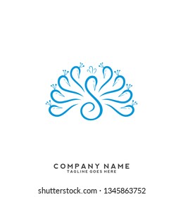 Peacock Logo Design Template