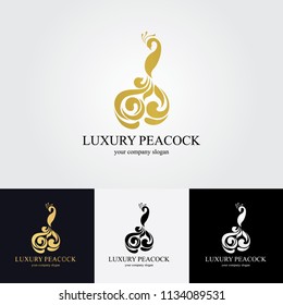 PEACOCK LUXURY LOGO DESIGN 