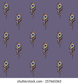 peacock pattern vector design