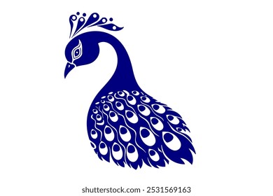 Peacock Silhouette Vectors EPS for Free Download.eps