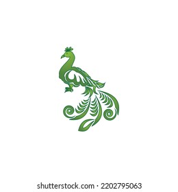 peacock vector illustration design icon logo template