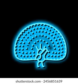 peacock wild bird neon light sign vector. peacock wild bird illustration