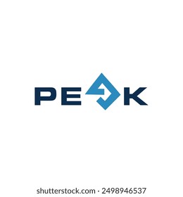 Peak 9 logo icon vector