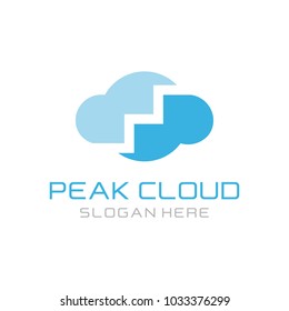 Peak Cloud Company Logo Icon