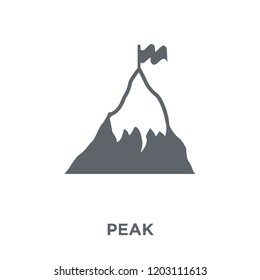 Peak icon. Peak design concept from  collection. Simple element vector illustration on white background.