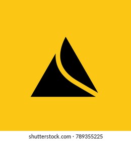 Peak logo for climbers and extreme sports tourists