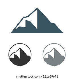 Peak of Mountain Logo Template Illustration Design. Vector EPS 10.