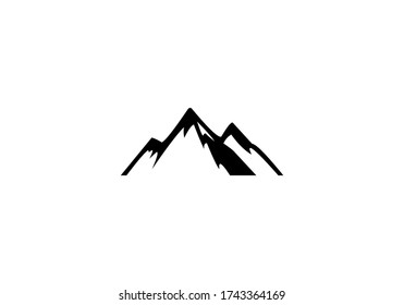 peak of mountain logo vector