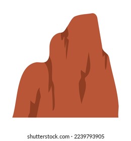 icono de roca de montaña