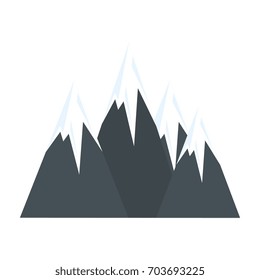Peak mountains landscape