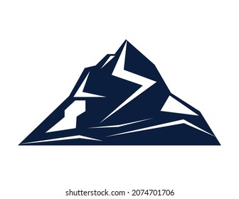 peak silhouette blue style icon