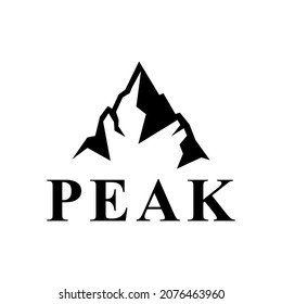 Peak Top Outdoor Logo Design Stock Vector (Royalty Free) 2076463960 ...