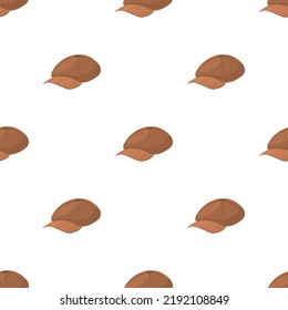 Peaked cap pattern seamless background texture repeat wallpaper geometric vector