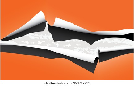 Pealing wallpaper