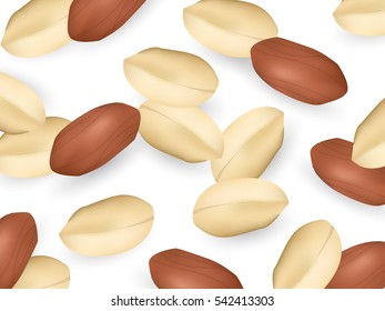 Peanut bean pattern background