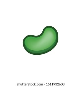peanut, bean, soy seed logo Ideas. Inspiration logo design. Template Vector Illustration. Isolated On White Background