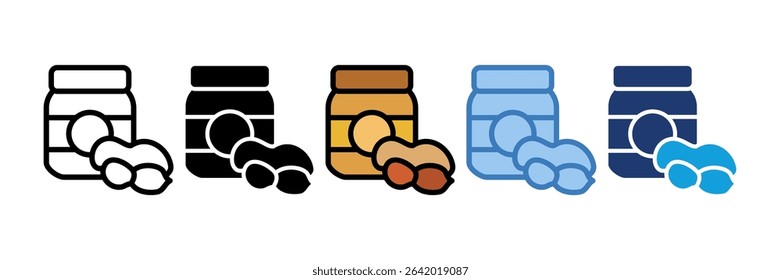 Peanut Butter Icon Element For Design
