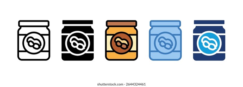 Peanut Butter Icon Element For Design