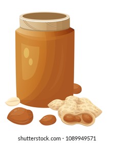 peanut butter in a jar