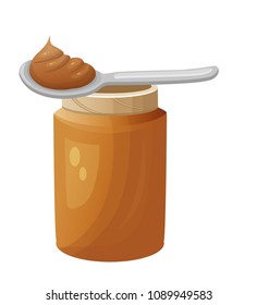 peanut butter in a jar