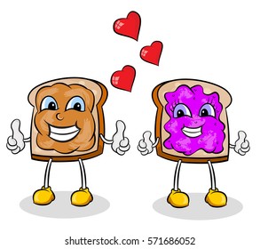 Peanut Butter And Jelly Cartoon