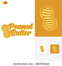 Peanut Butter Logo Template Design