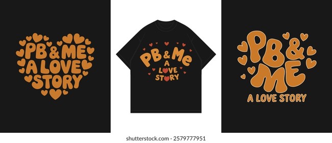 Peanut butter t-shirt and national peanut butter lover's day t-shirt design