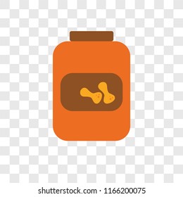 Peanut Butter Vector Icon Isolated On Transparent Background, Peanut Butter Logo Concept