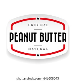 Peanut butter vintage sign vector