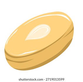 Peanut Cookie Flat Illustration Design
