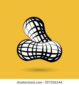 peanut icon design 