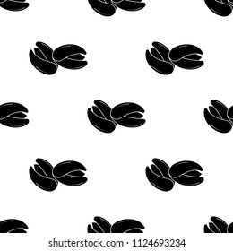 peanut icon. Element of nuts icons for mobile concept and web apps. Pattern repeat seamless peanut icon can be used for web and mobile apps on white background