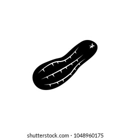 peanut icon. Element of seeds and nuts elements illustration. Premium quality graphic design icon. Signs and symbols collection icon for websites, web design, mobile app on white background