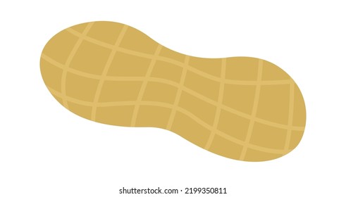 Peanut Icon. Healthy Food. Vector Illustration