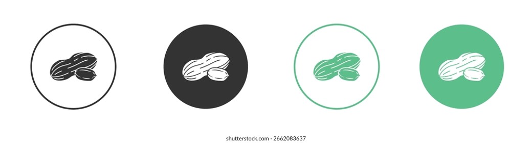 Conjunto de iconos de Vector de línea plana minimalista.