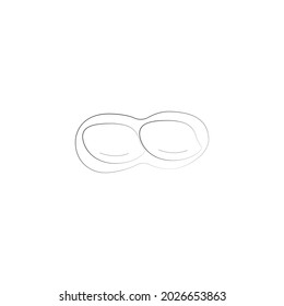 peanut icon stock illustration design