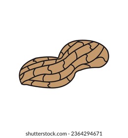 Peanut icon vector illustration symbol design