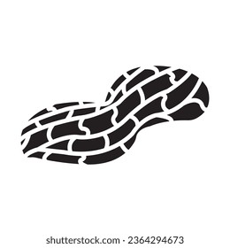 Erdnusssymbol, Vektorgrafik-Symbol, Design