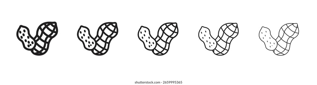 Peanut icon for your web site design, logo, app, UI.