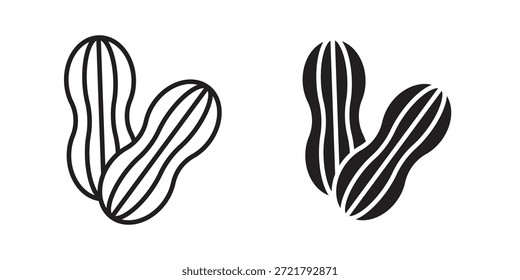 Icono de maní para su diseño de Sitio web, logotipo, App, interfaz de usuario. EPS10