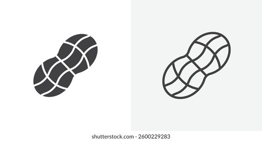 Peanut icons design. vector icons for ui designs
