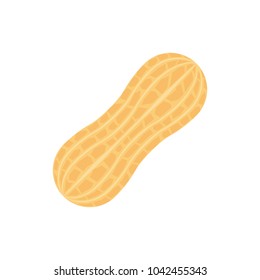 Peanut. Isolated vector Illustration.