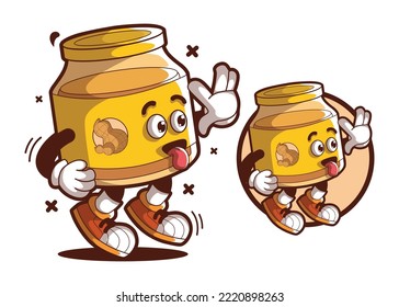 Peanut Jam Cartoon Mascot Characters