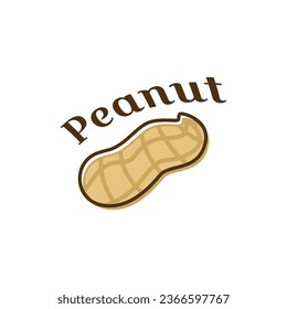 Idea de diseño de logotipo de cacahuete